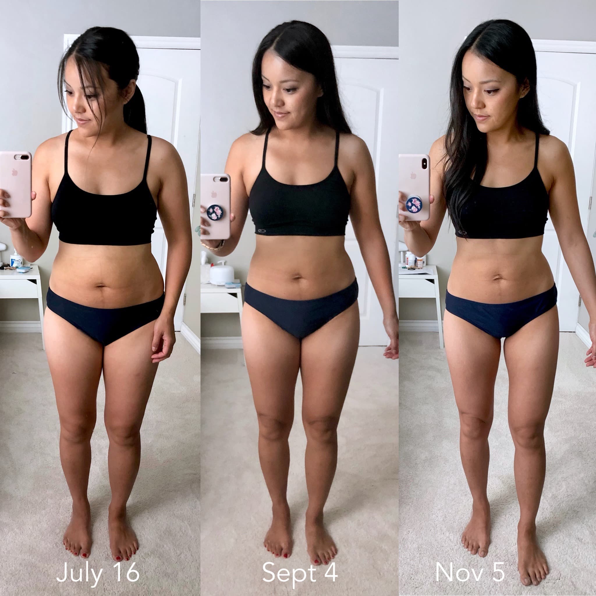 Before-and-after weight loss result from a Reta1 member (photo 14)